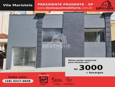 Ponto Comercial para Locao, em Presidente Prudente, bairro Vila Maristela, 2 banheiros