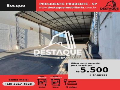 Ponto Comercial para Locao, em Presidente Prudente, bairro Bosque