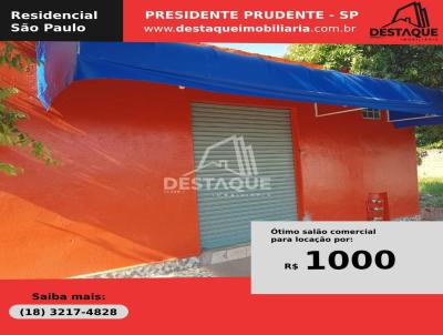 Salo Comercial para Locao, em Presidente Prudente, bairro Residencial So Paulo