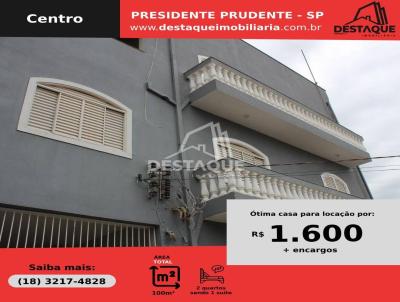 Casa para Locao, em Presidente Prudente, bairro Centro, 2 vagas
