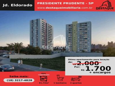 Apartamento para Locao, em Presidente Prudente, bairro JD ELDORADO, 2 dormitrios, 1 banheiro, 1 vaga