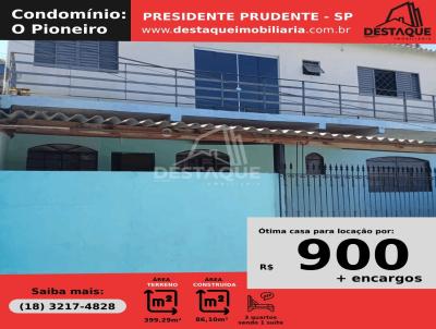 Casa para Locao, em Presidente Prudente, bairro Vila Mendes, 3 dormitrios, 2 banheiros, 1 sute, 1 vaga