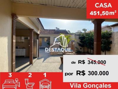 Casa para Venda, em Santo Anastácio, bairro Vila Gonçales, 3 dormitórios, 2 banheiros, 1 vaga